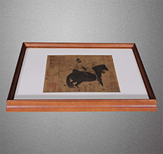 乐陵书画装裱配框服务案例